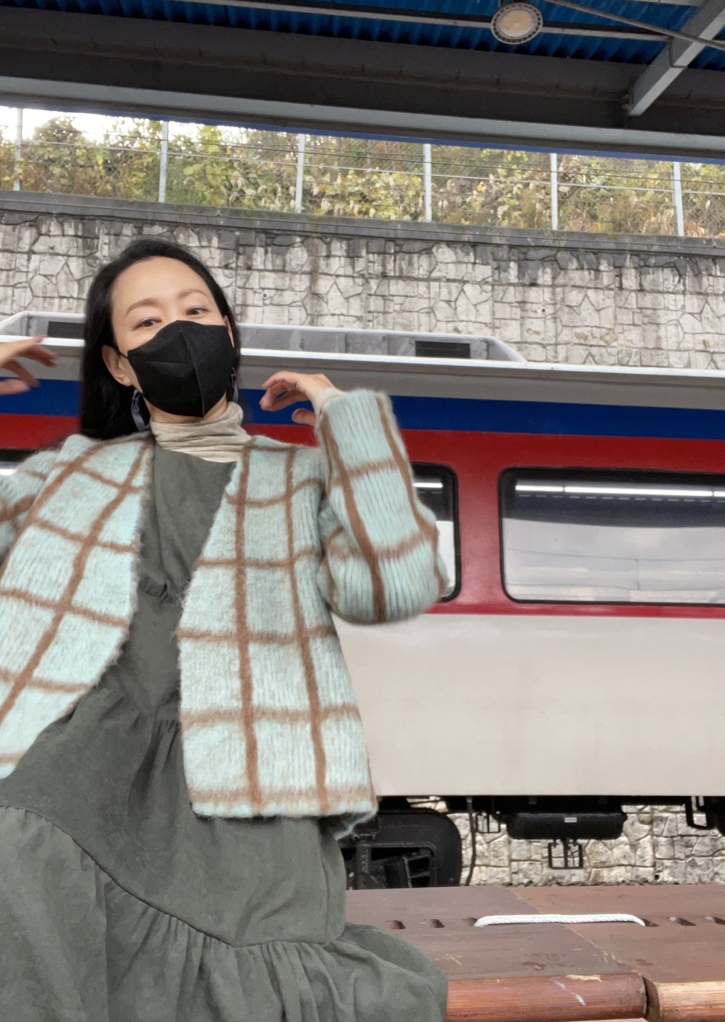 Brushed Alpaca Knit Jacket