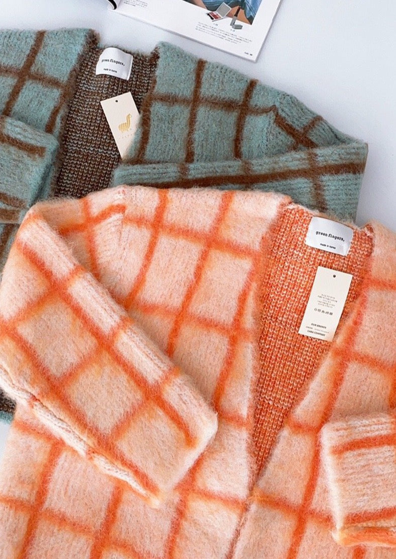 Brushed Alpaca Knit Jacket