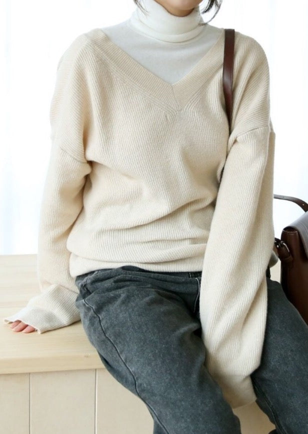 Reversible Wool/Cashmere Cardigan