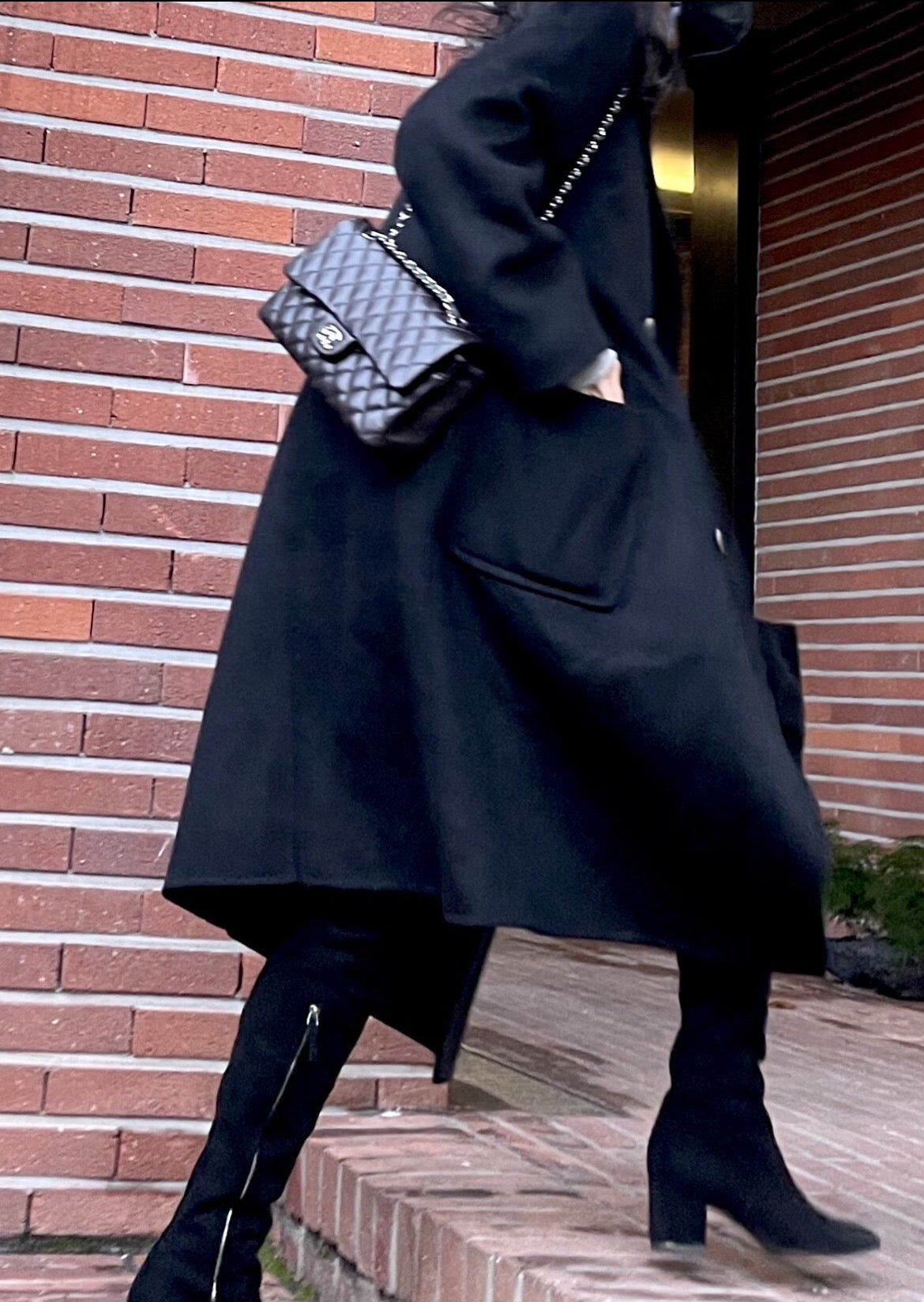 Patch Pocket Handmade Coat