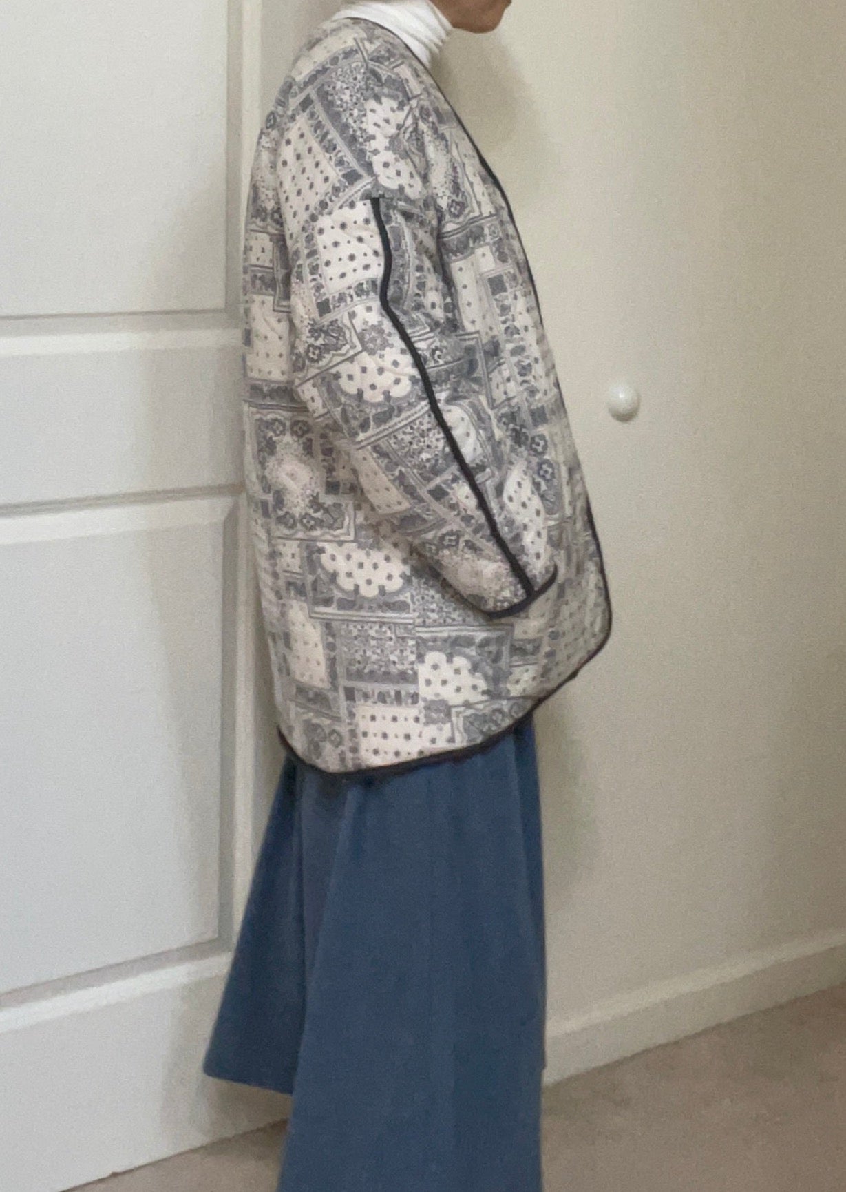 Reversible Bandana / Faux Shearling Jacket