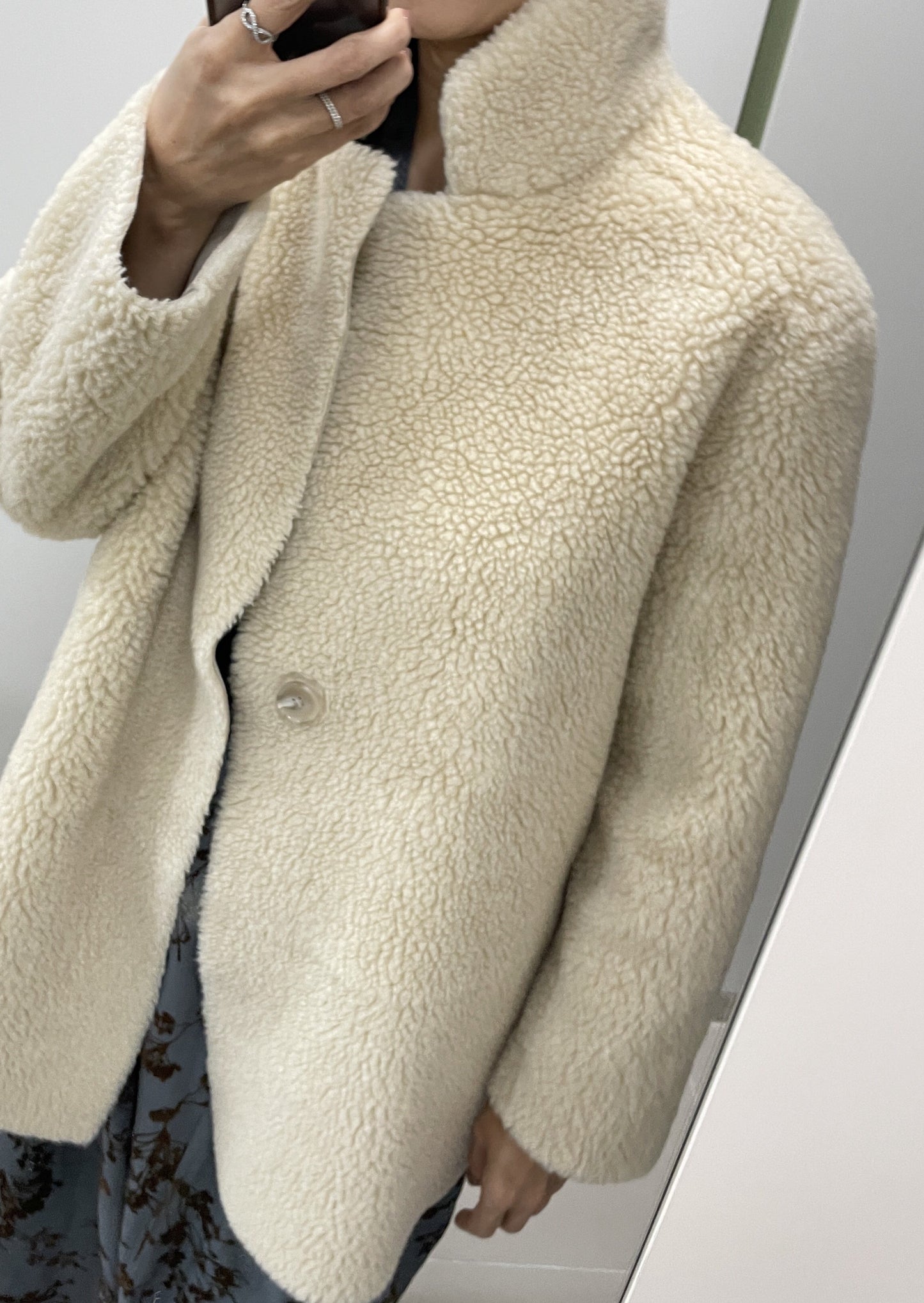 Reversible Faux Shearling coat