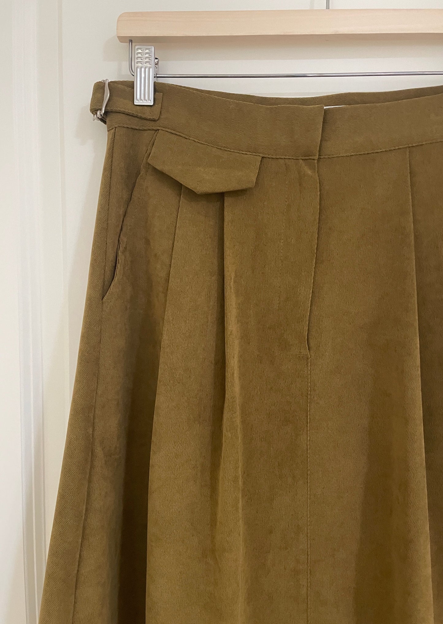 Brushed Twill Skirt
