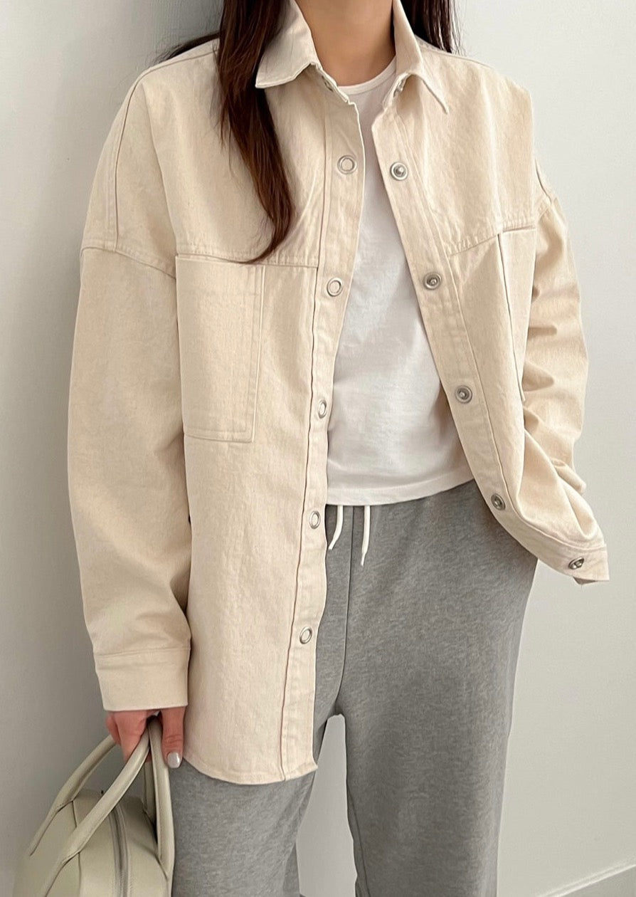 Canvas Shirt Jacket