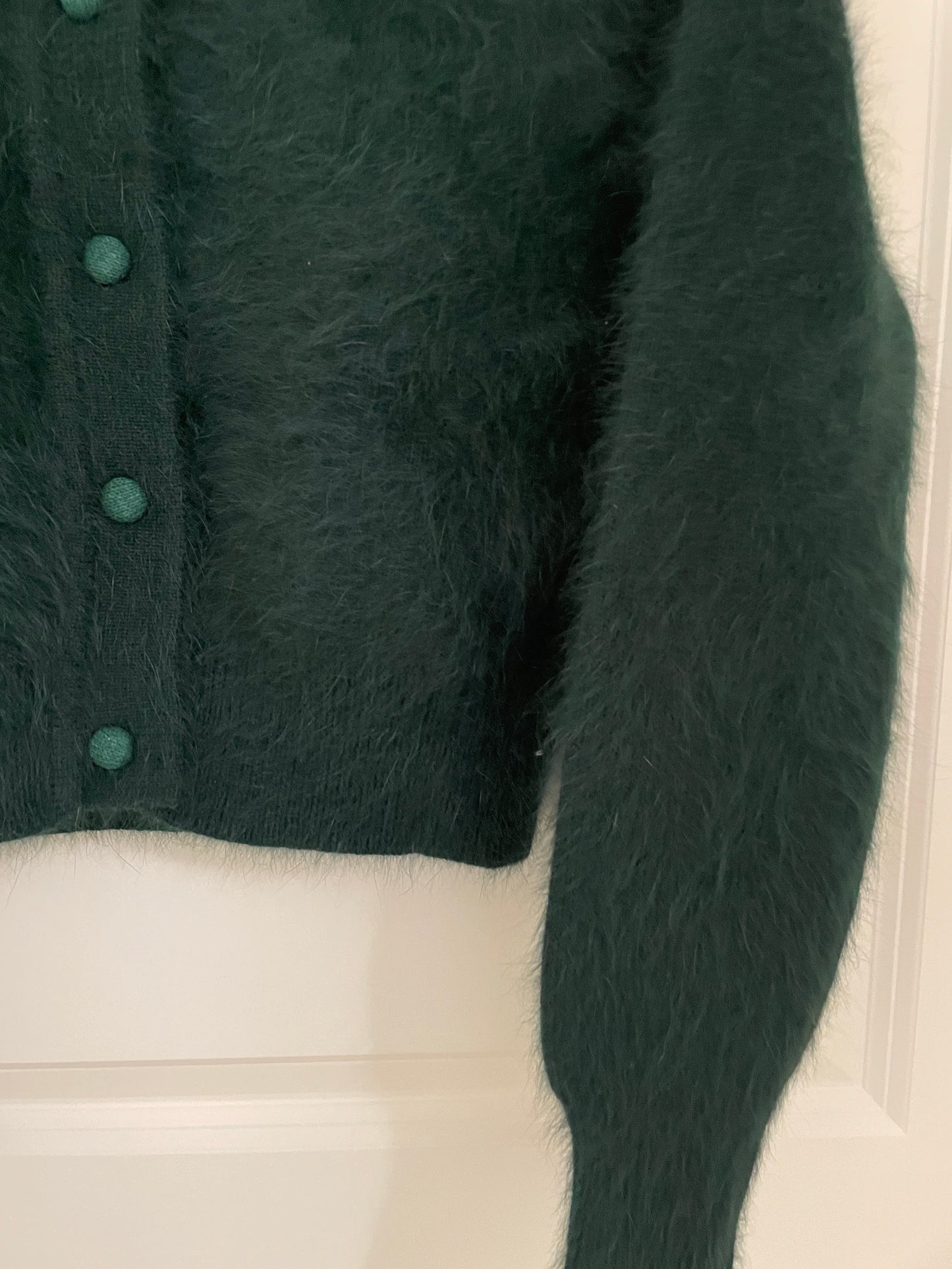Wool / Angora Crop Cardigan
