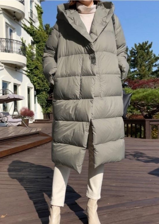 Long Down Puffer Coat