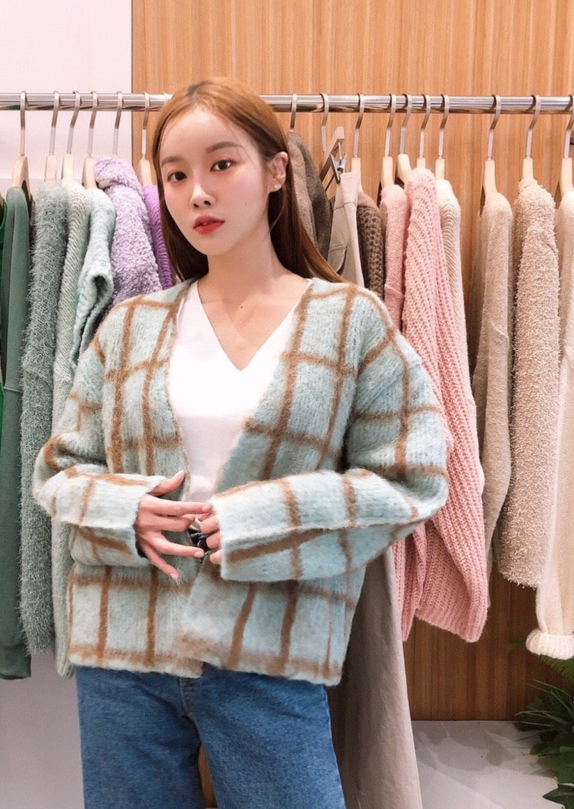 Brushed Alpaca Knit Jacket