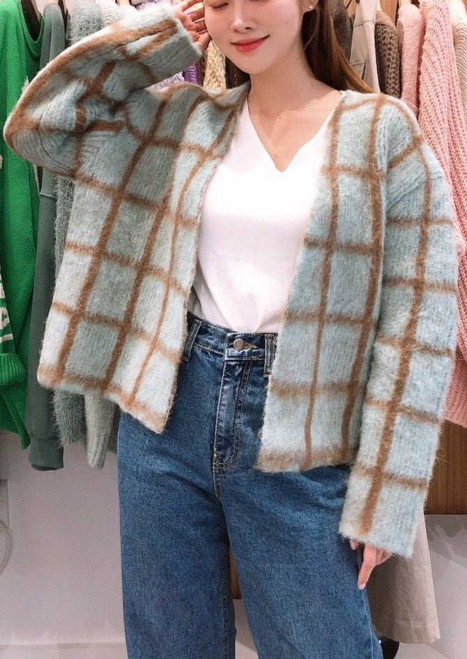 Brushed Alpaca Knit Jacket