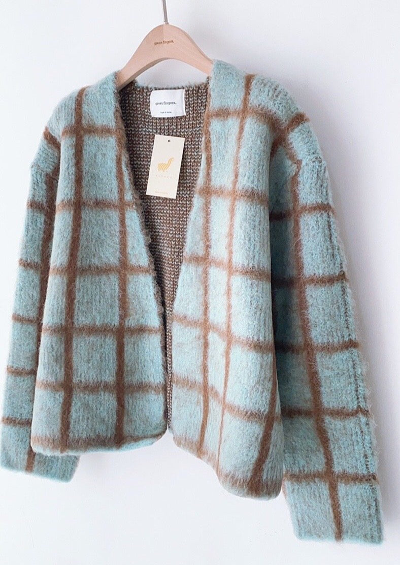 Brushed Alpaca Knit Jacket