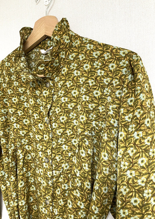 Wallpaper Floral Shirt Dress