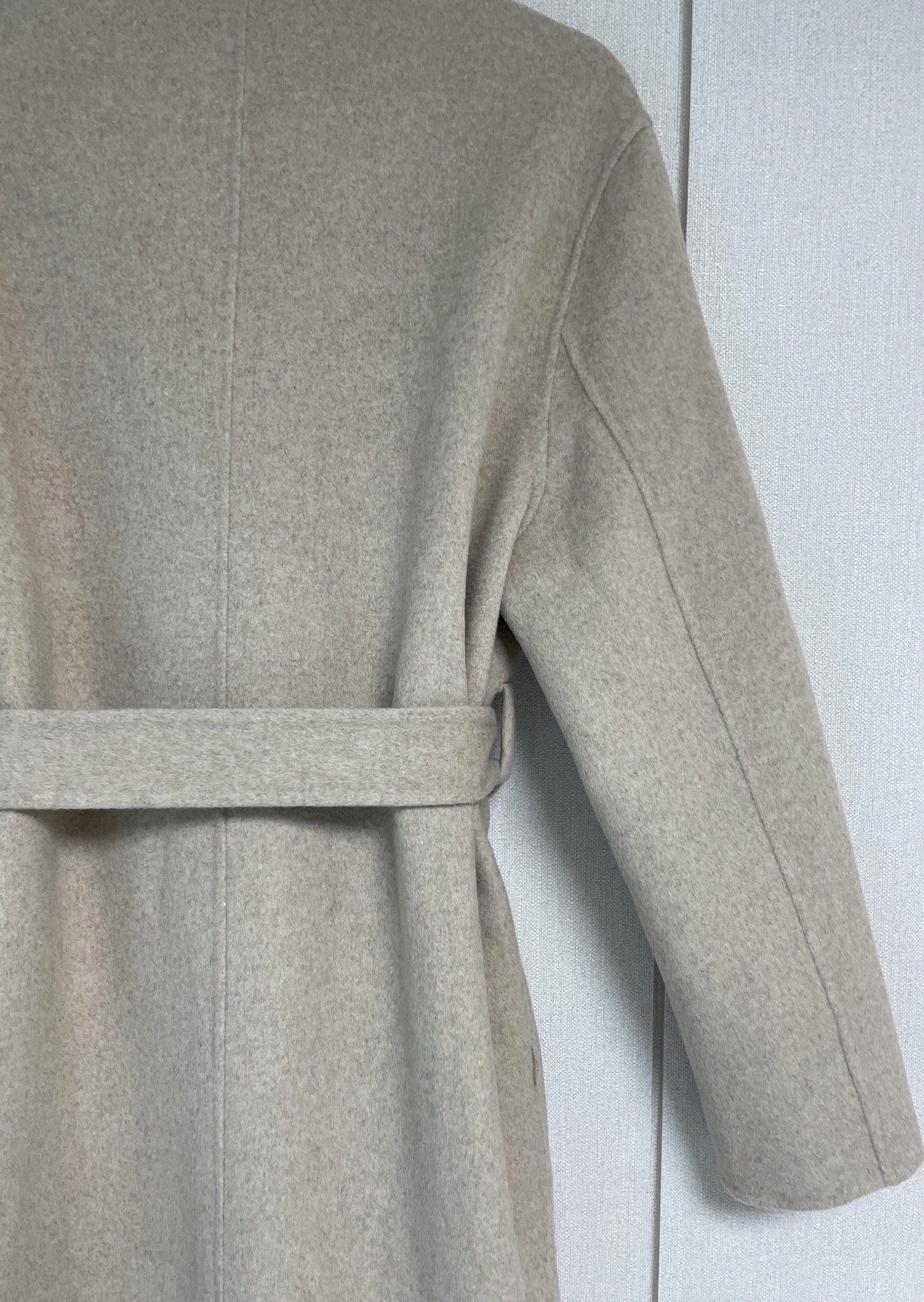 Wool Double Breasted Handmade Coat -only 1 in Black left