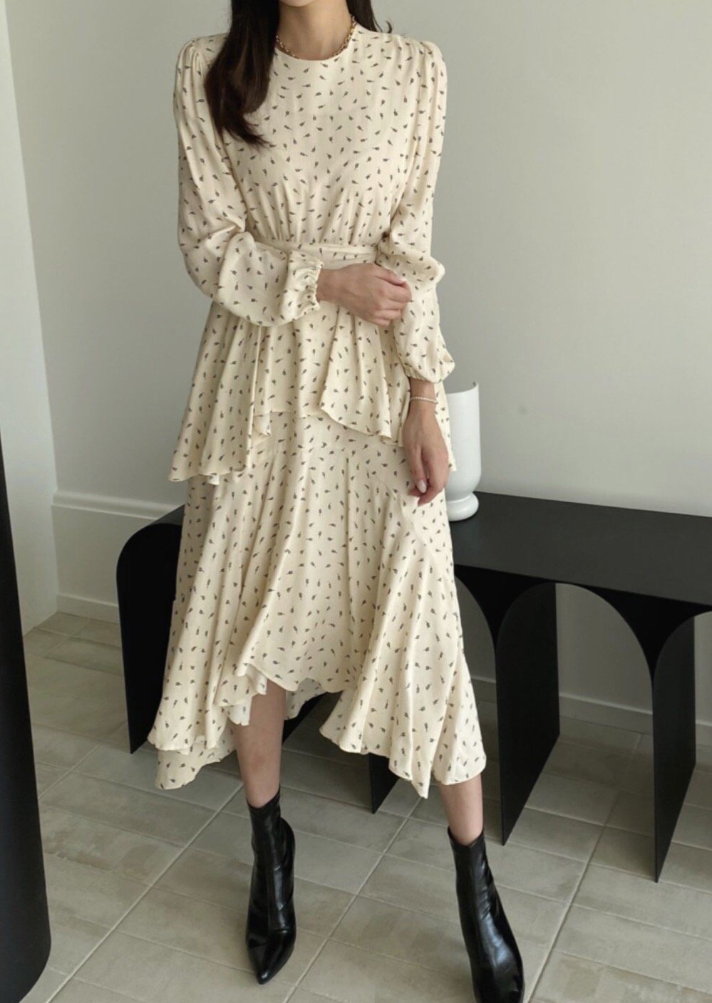 Tiered Ruffle Midi Dress - Best seller reorder