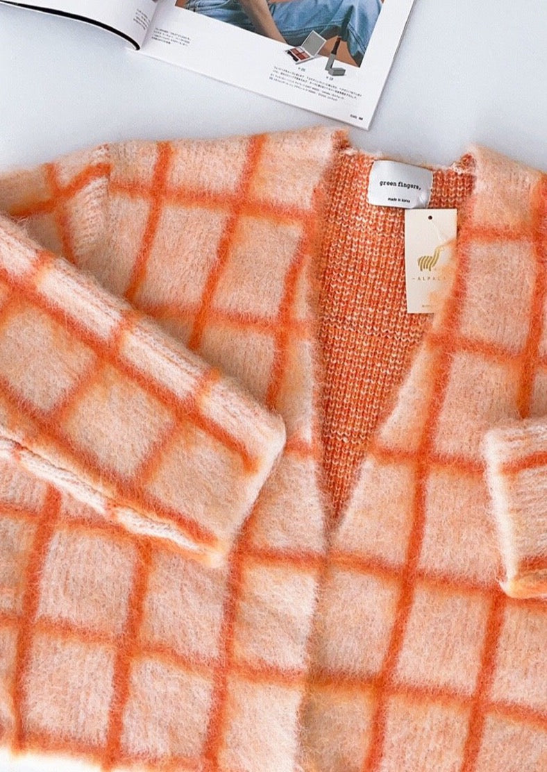 Brushed Alpaca Knit Jacket