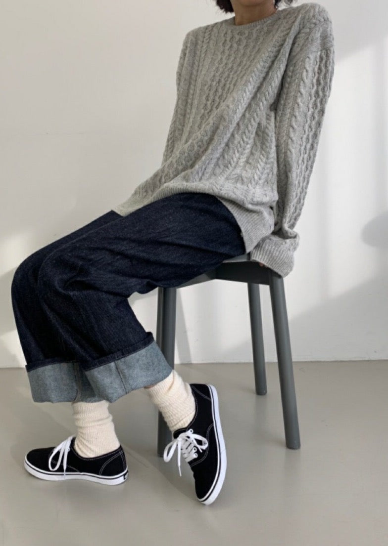 Wool Cable Jumper -Special Price Item!!