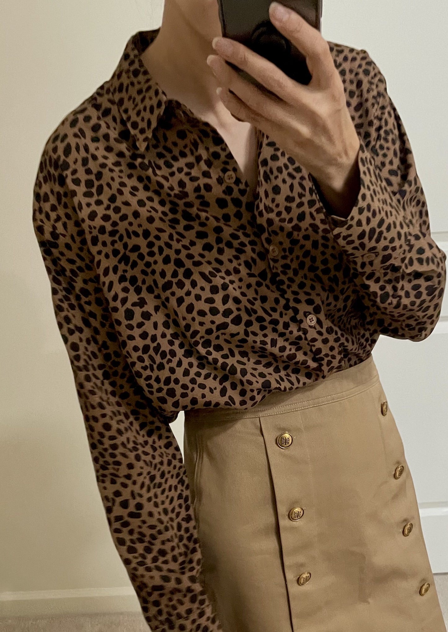Cheetah Printed Shirt