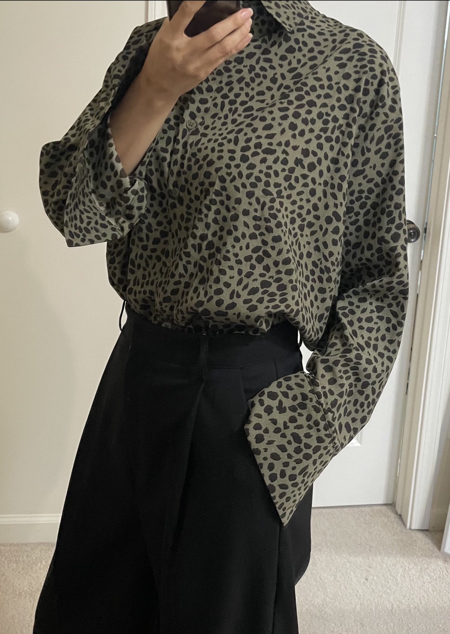 Cheetah Printed Shirt