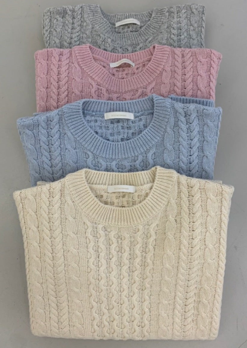 Wool Cable Jumper -Special Price Item!!