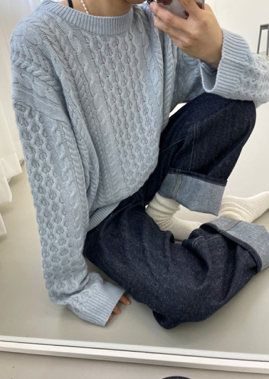Wool Cable Jumper -Special Price Item!!