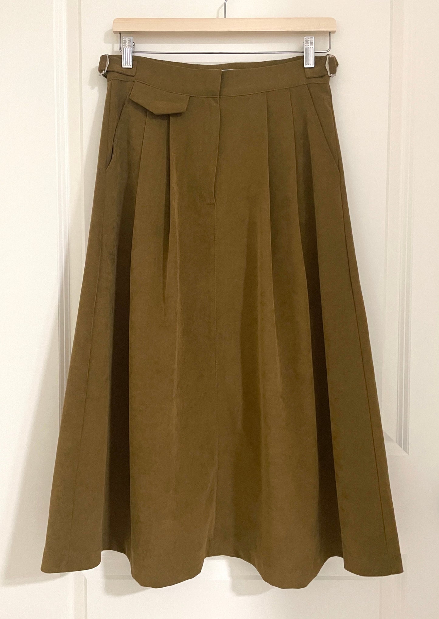 Brushed Twill Skirt