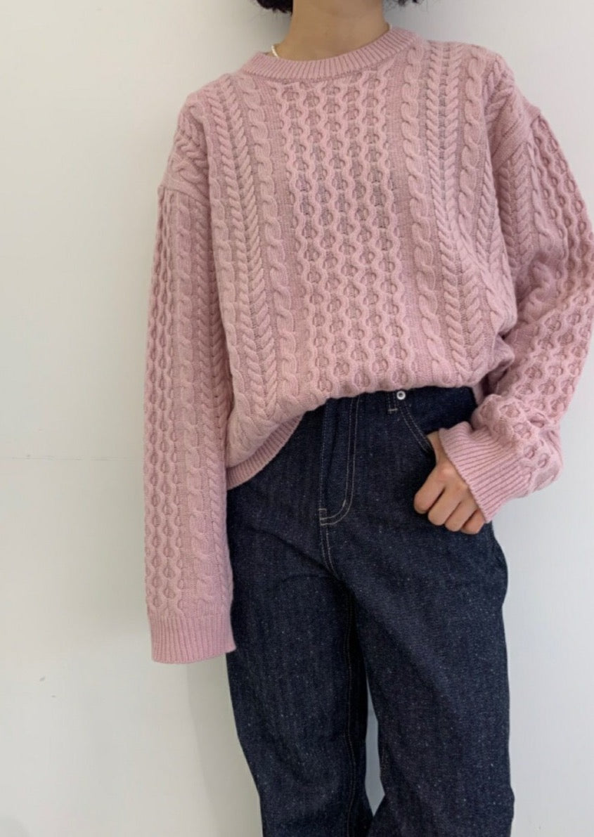 Wool Cable Jumper -Special Price Item!!