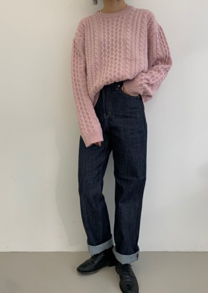 Wool Cable Jumper -Special Price Item!!