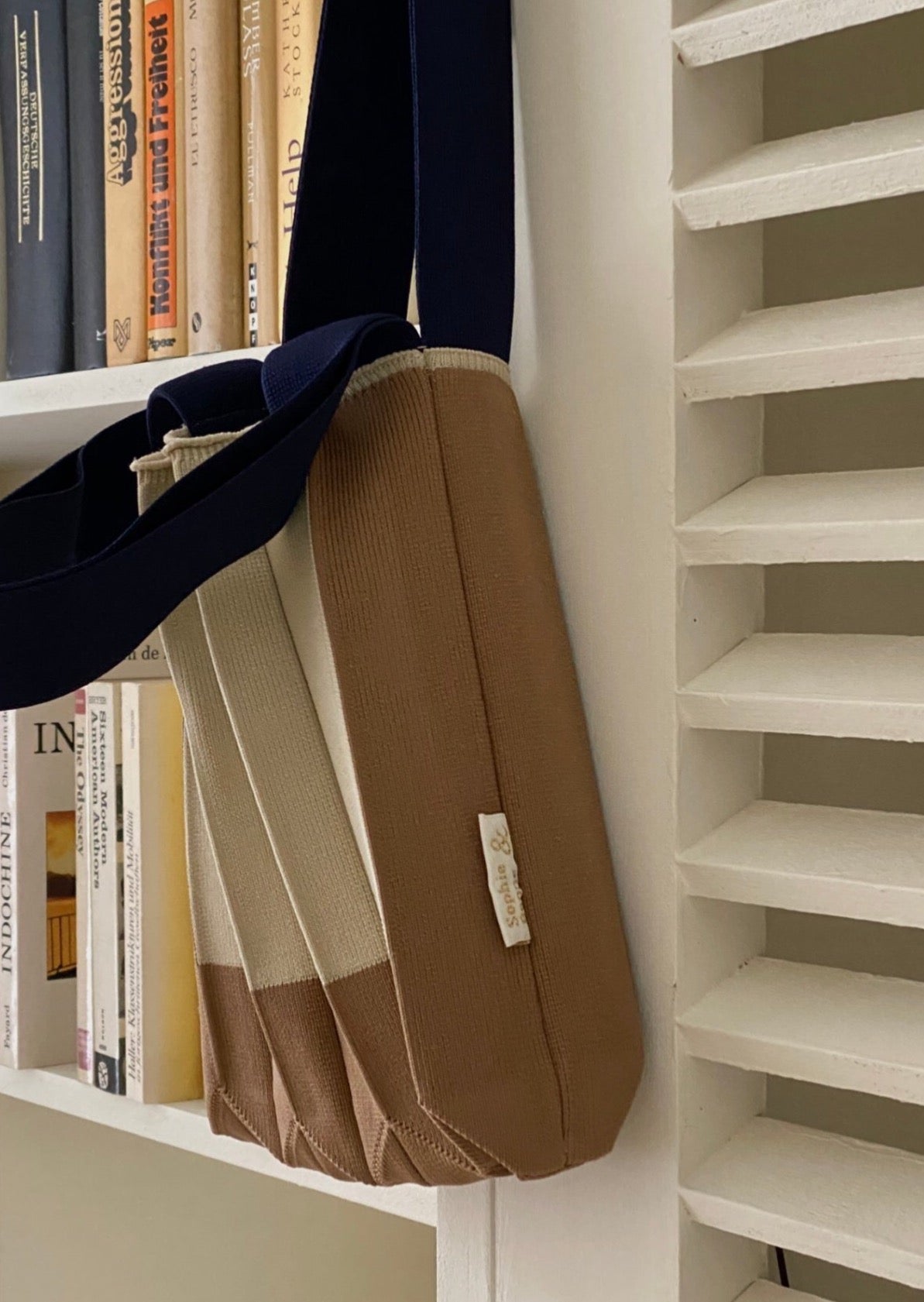 Small Box CB Tote - 1 left in Navy