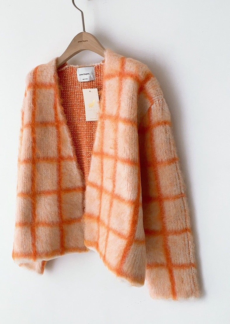 Brushed Alpaca Knit Jacket