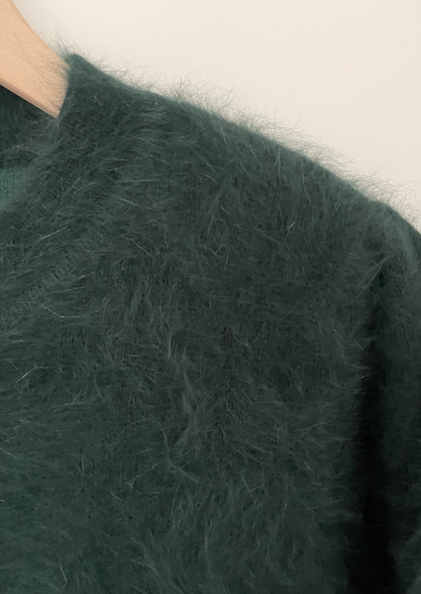 Wool / Angora Crop Cardigan