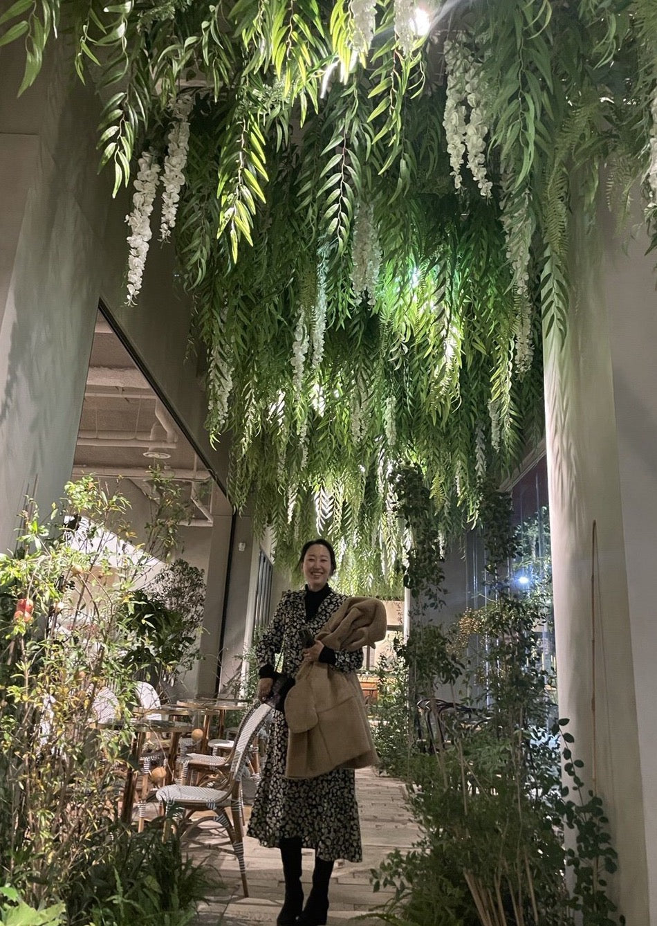 Pansy Printed Shirt Dress