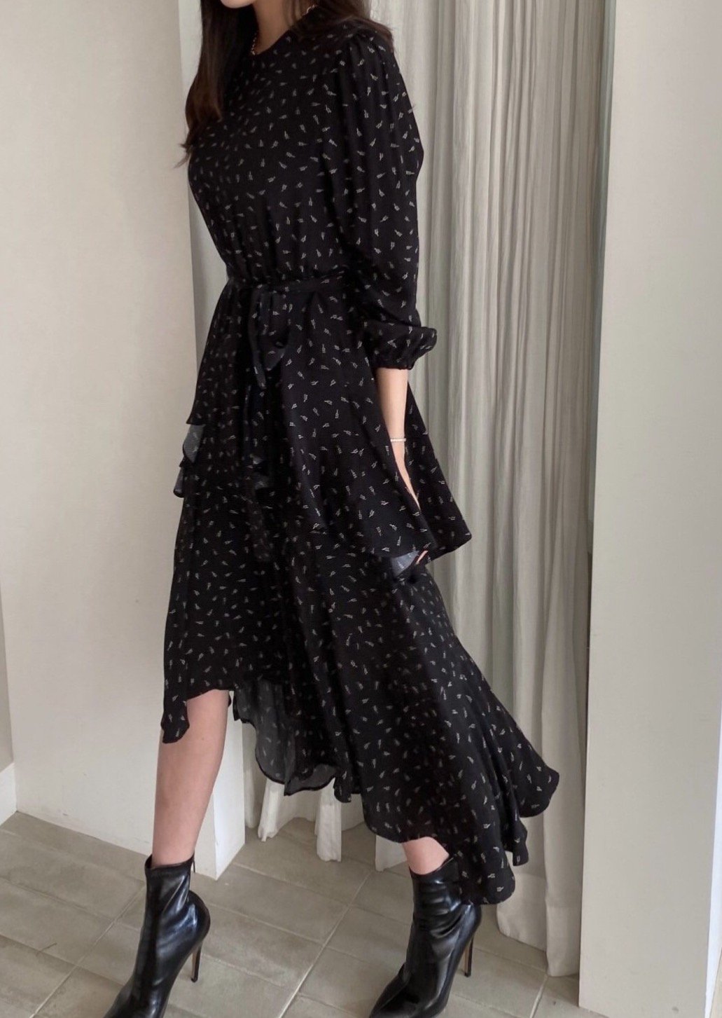 Tiered Ruffle Midi Dress - Best seller reorder