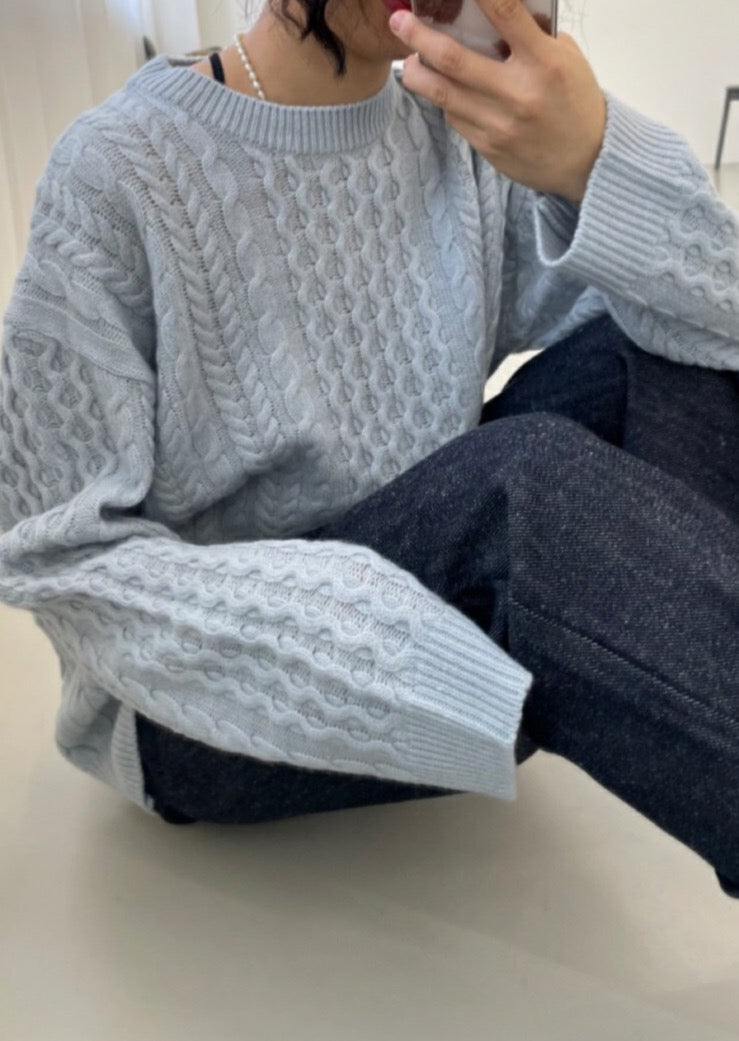 Wool Cable Jumper -Special Price Item!!