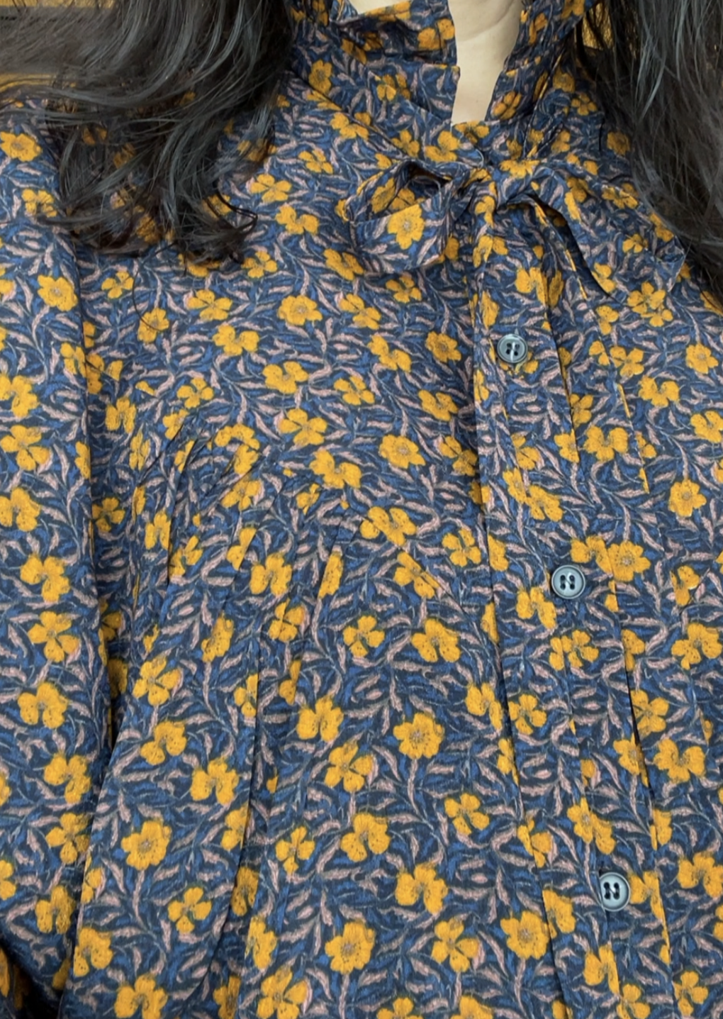 Wallpaper Floral Shirt Dress