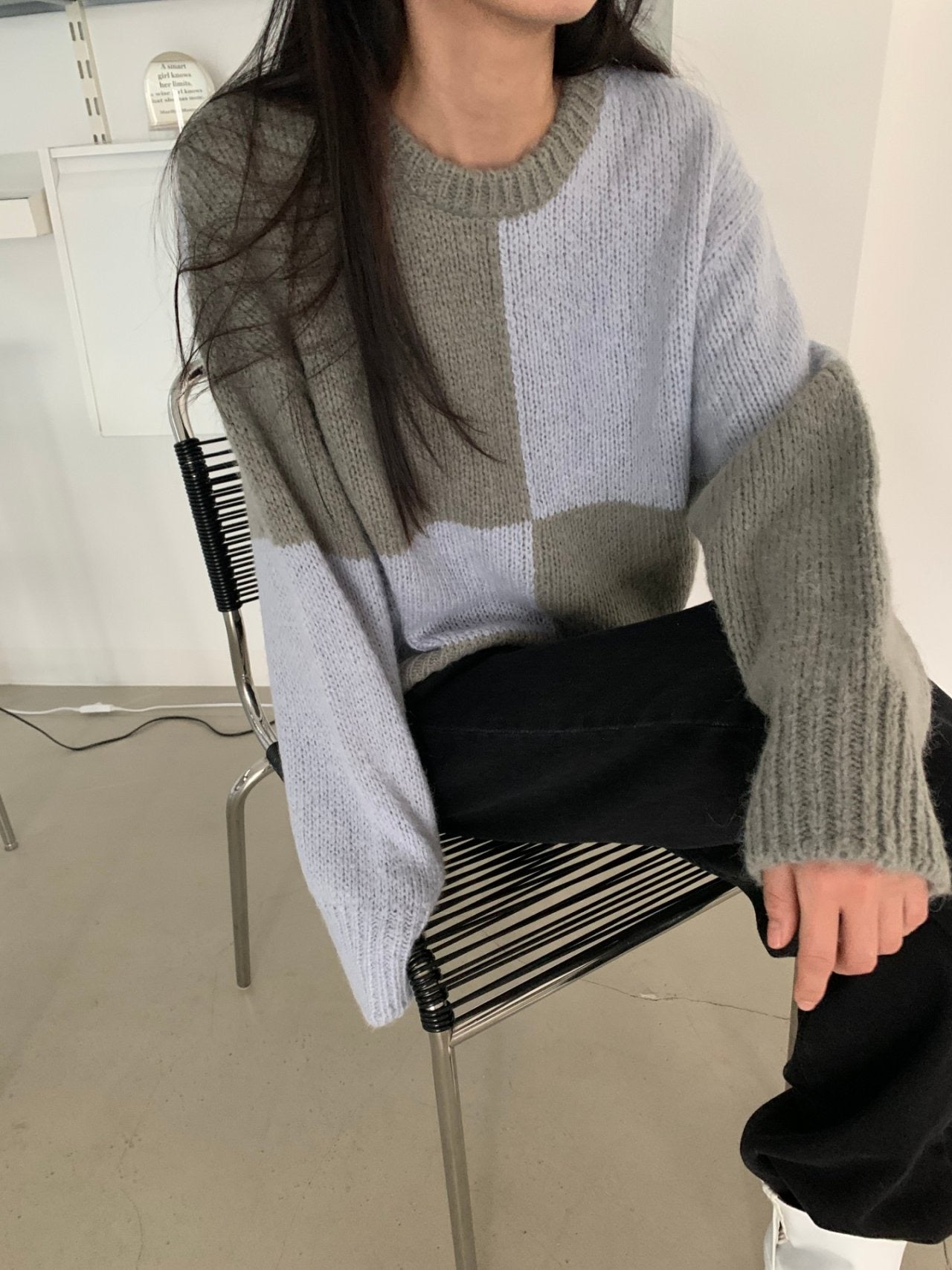 Two Tone Wool/Alpaca Jumper - Best Seller Reorder