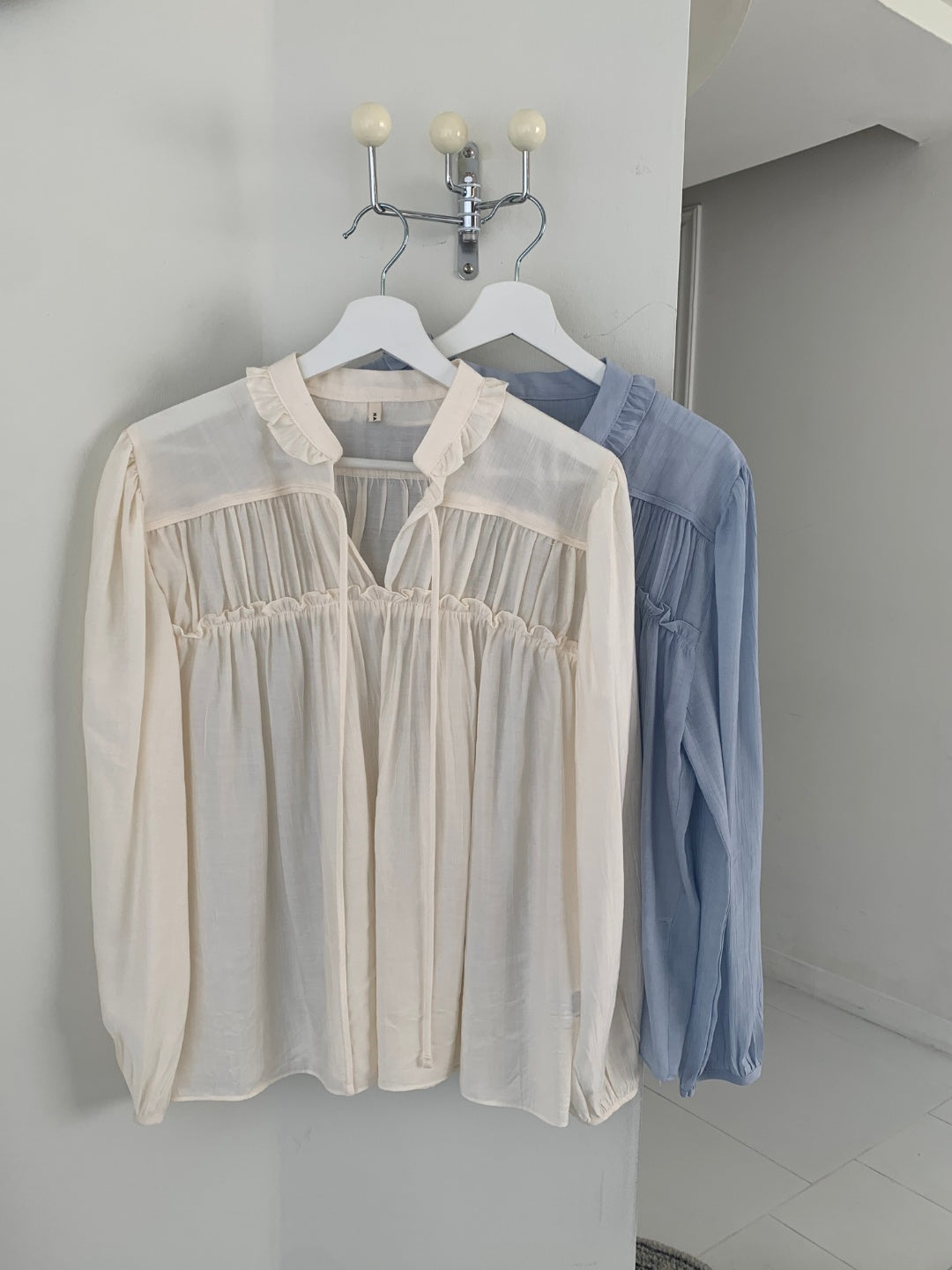 Ruffled Poet Blouse