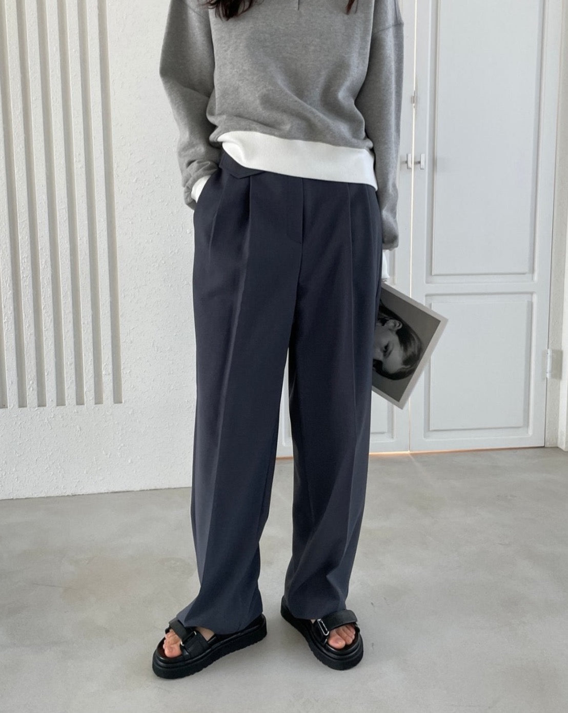 April Pleat Front Trouser