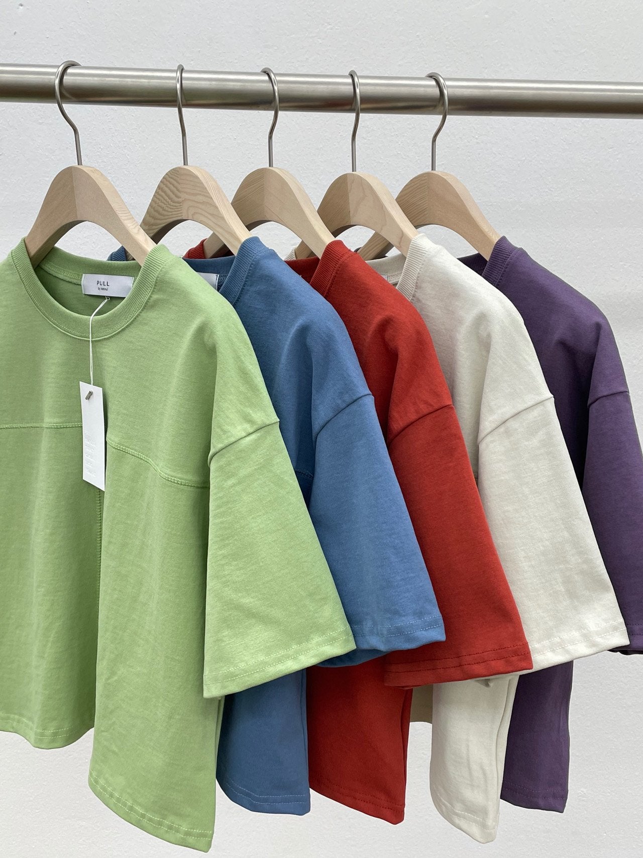 Seamed Cropped T shirt