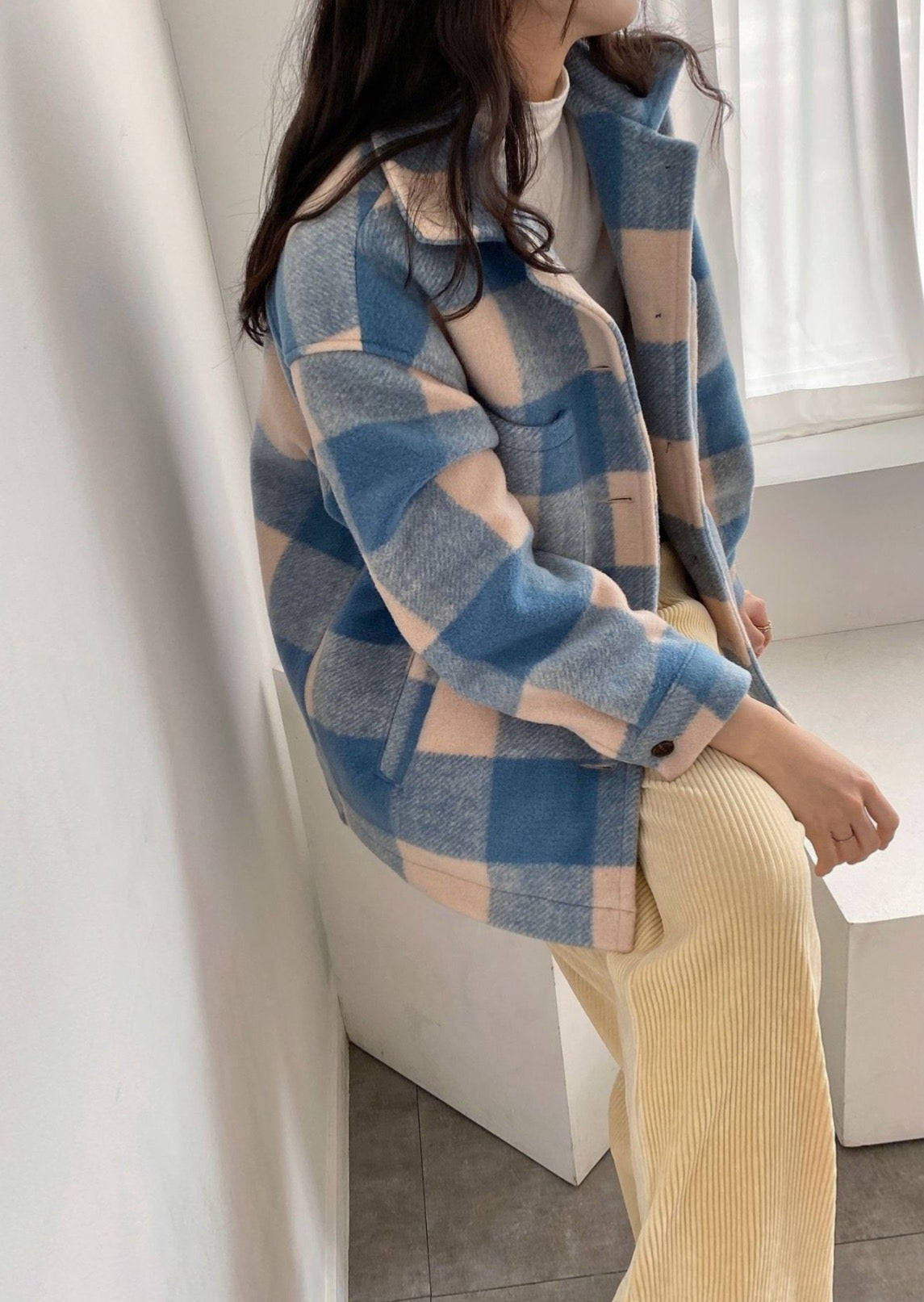 Checkered Wool Jacket - only 1 in stock