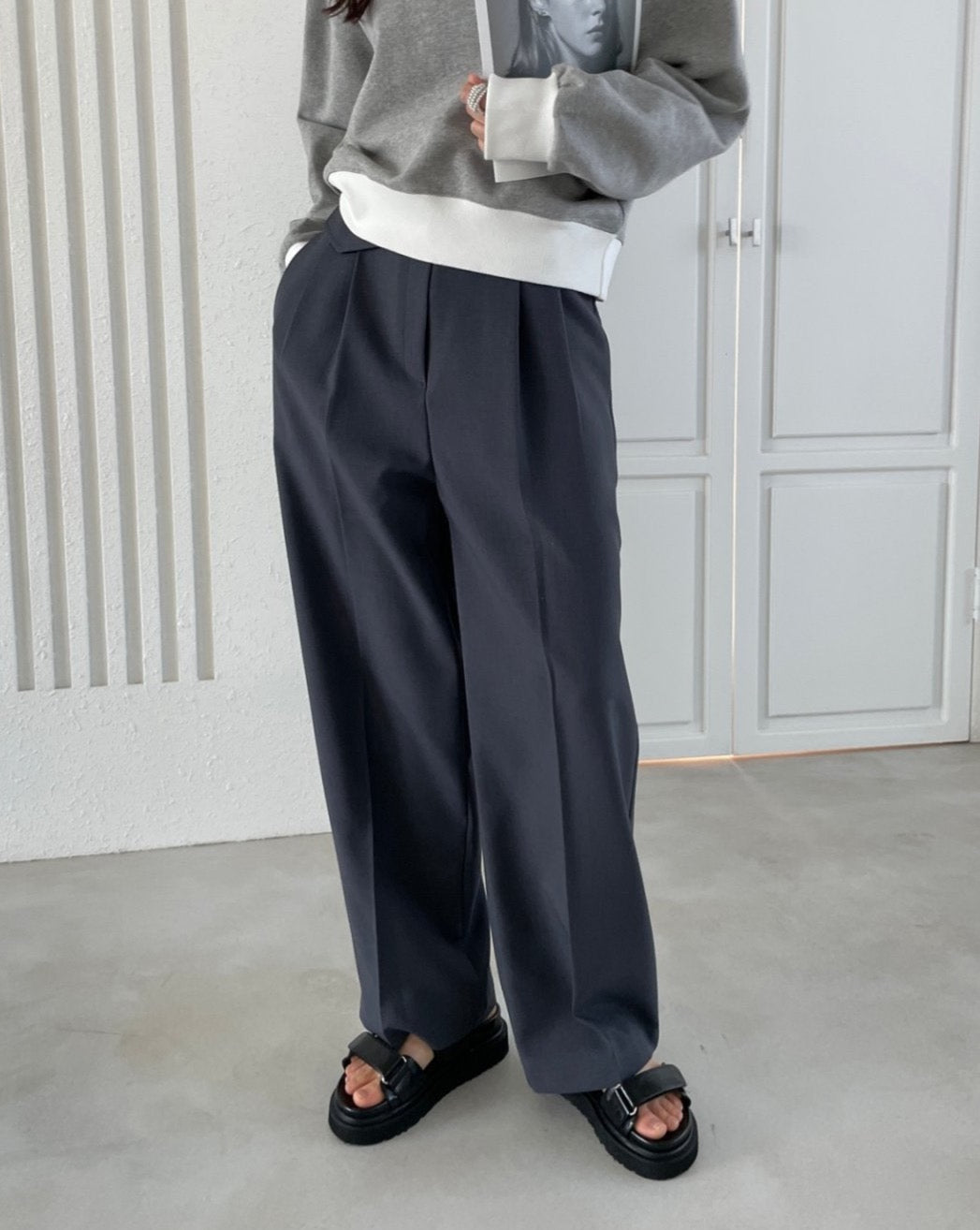 April Pleat Front Trouser
