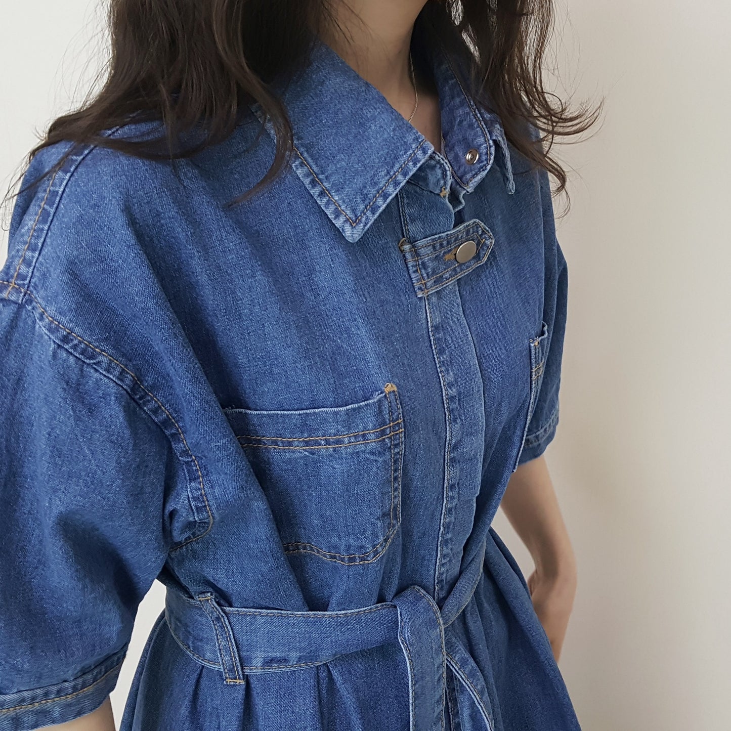 Dawn Denim Dress -Limited