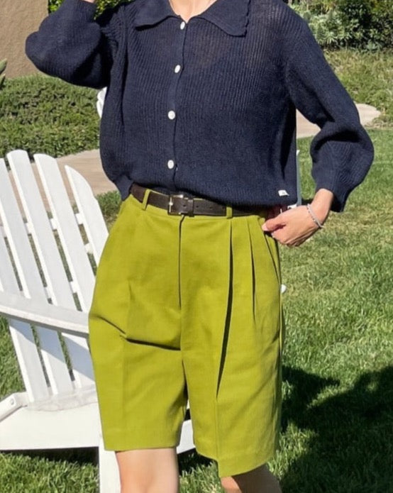 Cotton Twill Shorts - A line