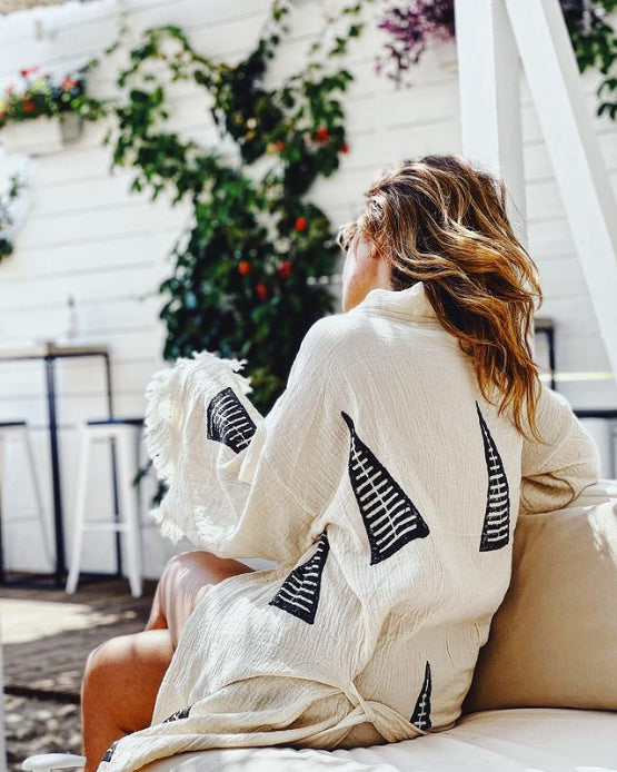 Organic Cotton Peshtemal Kaftan