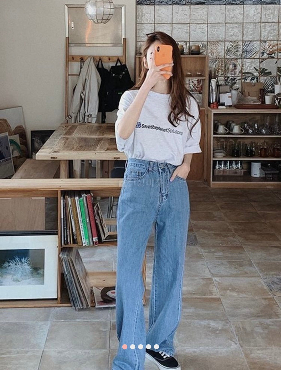 Summer relaxed straight Denim