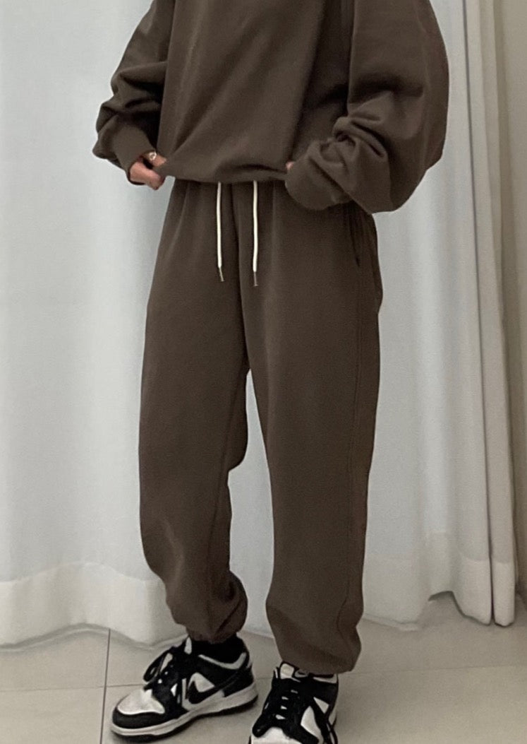 Brushed French Terry Jogger Pants
