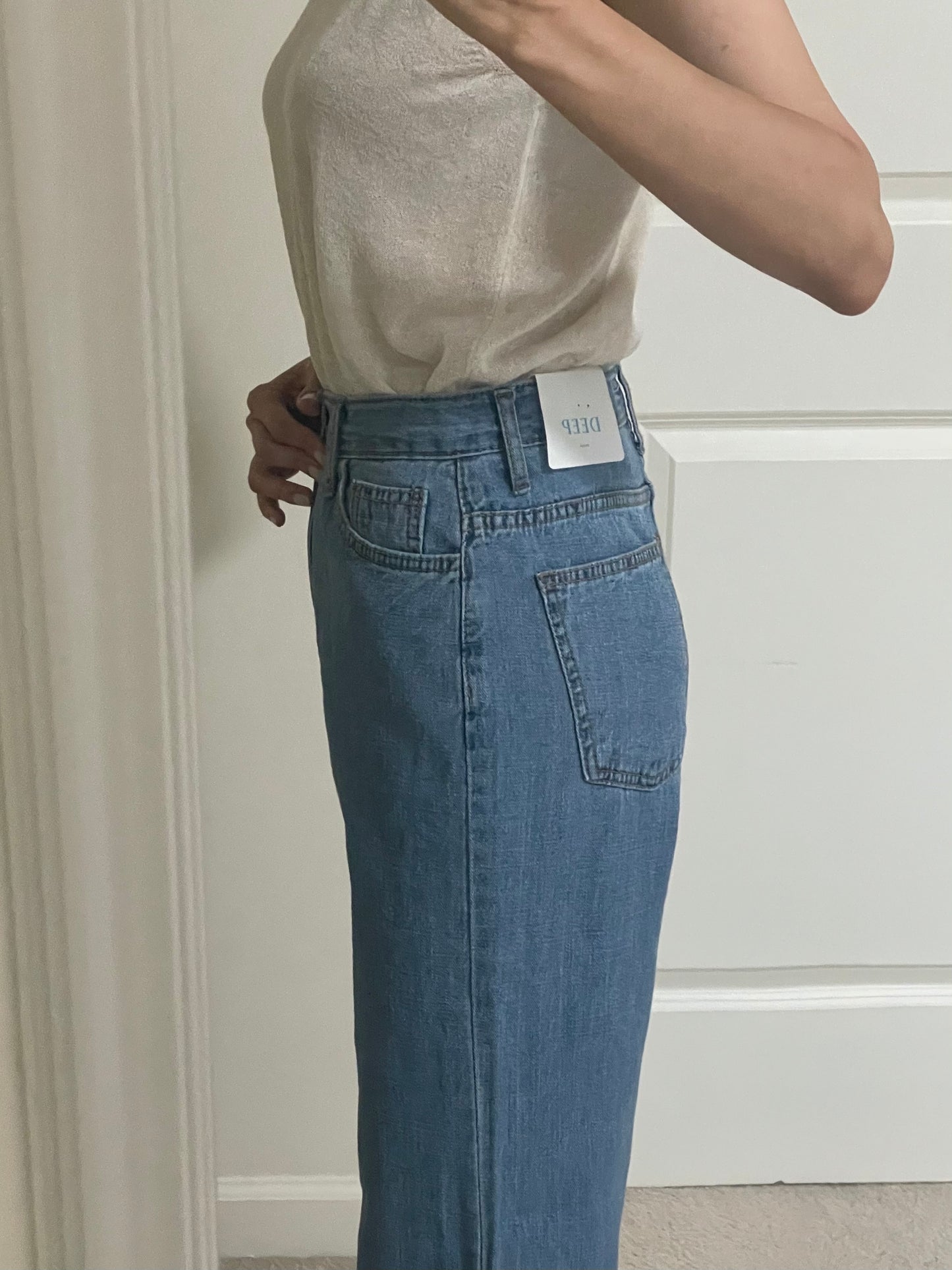 Summer relaxed straight Denim