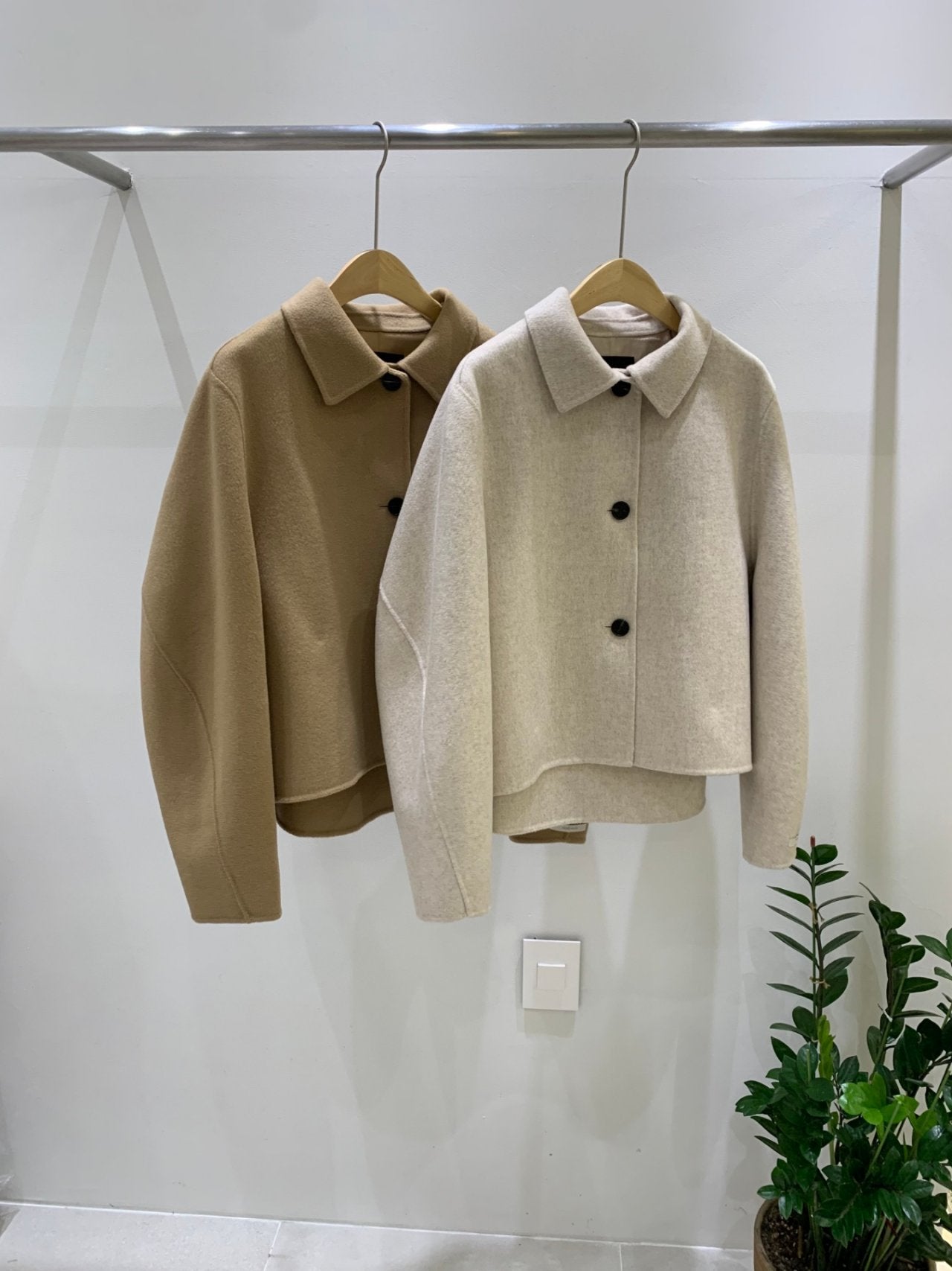 WYW Wool Handmade Crop Jacket