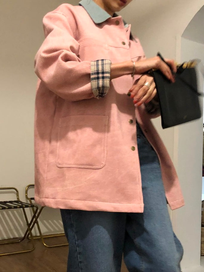 Bonded Corduroy Coat
