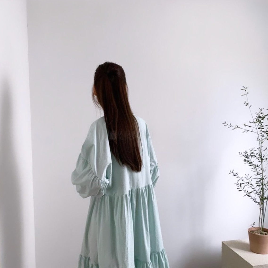 Abby Puff Sleeve Maxi Dress