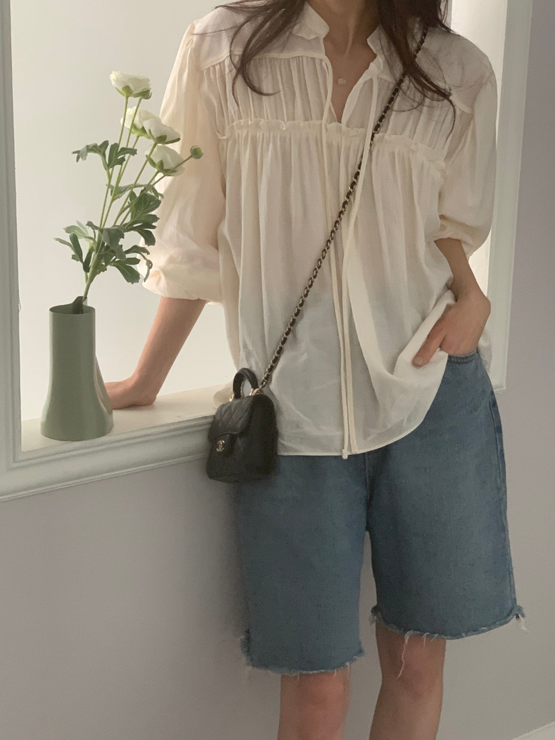 Ruffled Poet Blouse