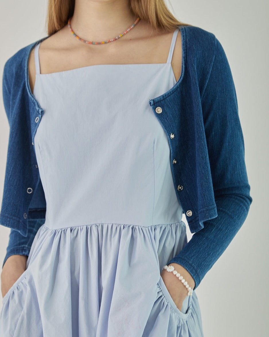 Summer Apron Cotton Maxi Dress - 4th Preorder