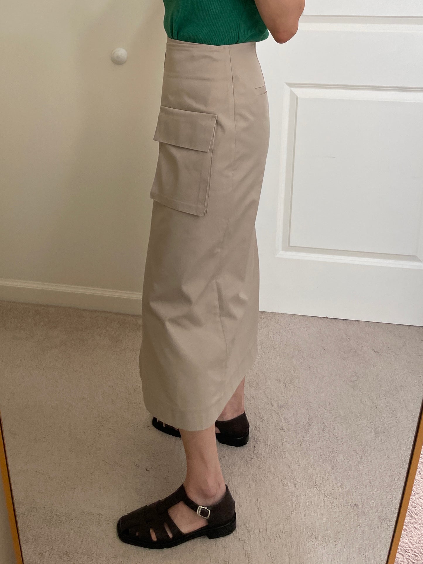 Abi + Ari Black Label Cargo Wrap Skirt